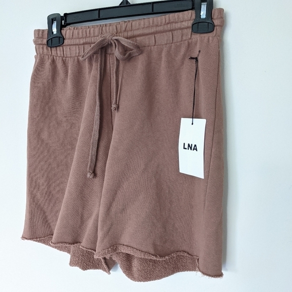 LNA Revolve Clove Long Terry Drawstring Short - Picture 5 of 8